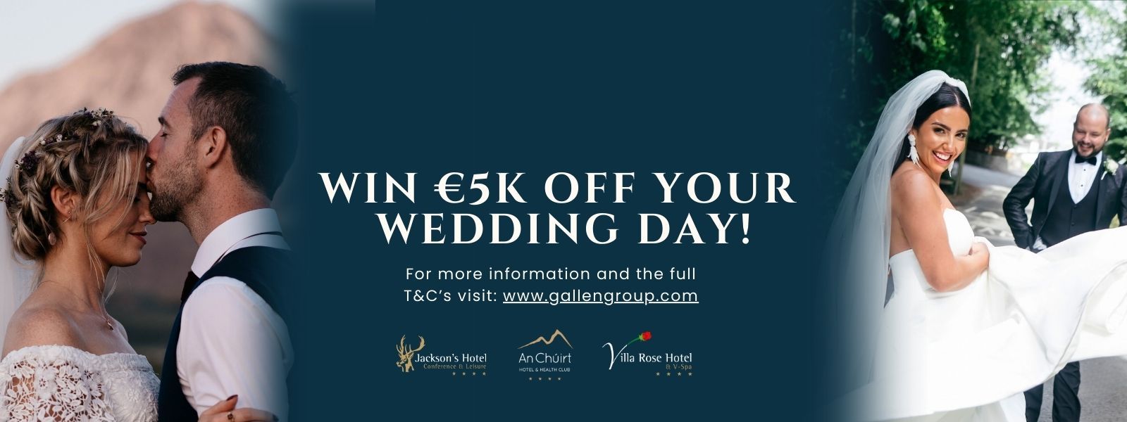 Group wedding competition   website banner  x  px www.jacksonshotel.ie